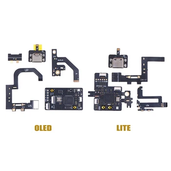 1 Комплект Гибкого кабеля TYPE-C для подключения к игровой консоли с портом OLED LITE, запчасти для ремонта кабеля