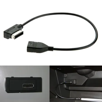 1 шт. Автомобильный музыкальный интерфейс USB Кабель-адаптер для A3 A4 A5 A6 A8 Музыкальный интерфейс AMI для VW MDI Медиа-вход Вспомогательный вход USB