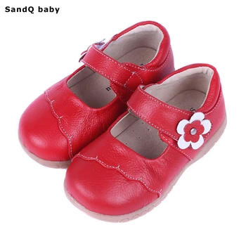 2022 Новая Весенняя детская обувь из натуральной кожи для девочек, детские повседневные кроссовки с цветочным рисунком, обувь для малышей, обувь принцессы для девочек