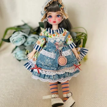 30 см Милая кукла Blyth, модная кукла BJD, игрушки с модельными туфлями, Парик, Макияж, подарки для девочки