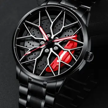 3D выдолбленный дизайн для часов, модификация автомобильных суппортов, тематические часы для мужчин, технологические часы