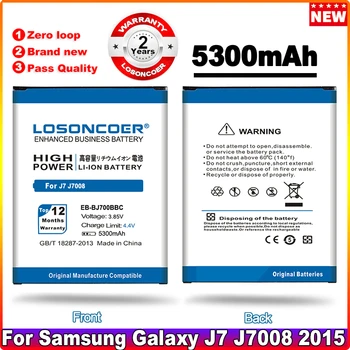 5300 мАч EB-BJ700BBC Аккумулятор для Samsung GALAXY J7 J7008 Для Galaxy J4 2018 SM-J400 J400 SM-J400F J400F J400FN J400DS J400G