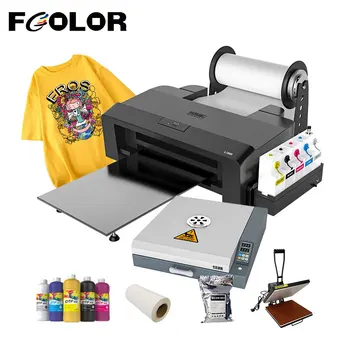 Fcolor A3 L1800 DTF Принтер С прямой теплопередачей ПЭТ-Пленочный Принтер Для футболки, Одежды, Текстильной Рекламной Печатной машины