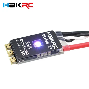 HAKRC 35A BLHeli_32 Dshot1200 2-5 S LIPO Бесщеточный ESC, встроенный светодиод для гоночного дрона RC FPV