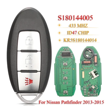 jingyuqin S180144005 3BNT Бесконтактный Смарт-Брелок 433 МГц ID47 Для Nissan Pathfinder 2013 2014 2015 KR5S180144014
