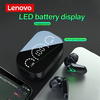 Lenovo XT82 Беспроводная Bluetooth-гарнитура, мини-игра, Дисплей питания, Сверхдлинное время автономной работы, Ешьте Курицу без промедления