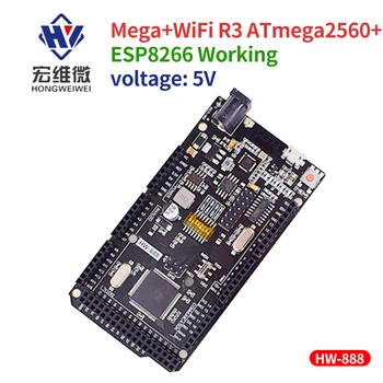 Mega2560 7-15 В WiFi R3 ATmega2560 ESP8266 32 Мб Памяти USB-TTL CH340G, Совместимый с Arduino Mega NodeMCU WeMos, Плата разработки