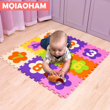 MQIAOHAM Kids детский игровой коврик, коврики-головоломки, ковровые дорожки, детские пазлы из EVA, мягкие игрушки для малышей, детские коврики для ползания