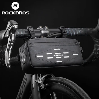 Rockbros официальная сумка На Передний Руль Велосипедная сумка Каркасная корзина Водонепроницаемый Многофункциональный MTB Скутер Велосипедная сумка Pannier