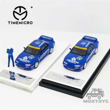 Time Micro 1: 64 Nissan GTR R32 Calsonic Blue Литая под давлением модель автомобиля