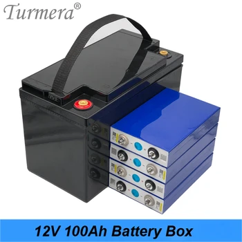 Turmera 12V 80Ah 90Ah 105Ah 200Ah 3,2 V Lifepo4 Аккумуляторный ящик для хранения Солнечной энергетической системы и источника бесперебойного питания 12V
