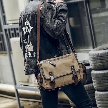 Xierya Повседневная мужская сумка-мессенджер, высококачественные Водонепроницаемые холщовые сумки через плечо, Студенческие деловые Оксфордские пакеты, дизайнерская сумка-тоут