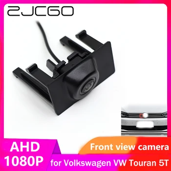 ZJCGO AHD CVBS 1080P 170 ° Автомобильная Парковочная Камера С ЛОГОТИПОМ Спереди для Volkswagen VW Touran 5T