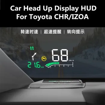 Автомобильный головной дисплей HUD для Toyota CHR/IZOA Мониторинг давления в шинах Функция обновления автомобиля Аксессуары