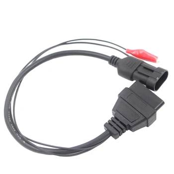 Автомобильный диагностический кабельный адаптер 3 контакта Штекер 16 контактов OBD2 Разъем Адаптера Экспресс-подключения быстрого Для Fiat OBD