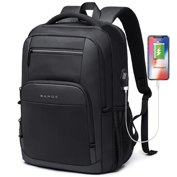 Большой Емкости 15,6-дюймовый Рюкзак Для Ноутбука, Прочная Повседневная Школьная Сумка, Многофункциональный USB-порт Для Зарядки, Водонепроницаемость