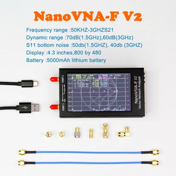 Векторный сетевой анализатор NanoVNA-V2 F 50k-3G 4,3 