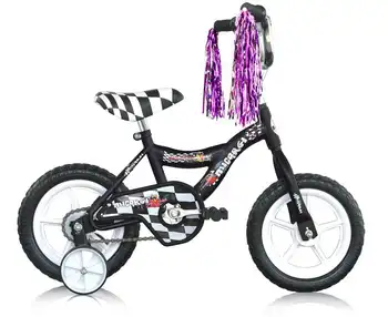 Велосипед для начинающих 12 дюймов для мальчиков и девочек 2-4 лет с поролоновой шиной для использования в помещении, тормоз, белый