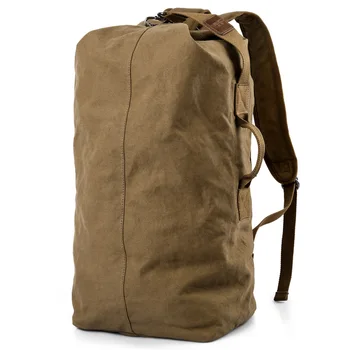 Вместительные сумки на плечо, мужской рюкзак для альпинизма, мужской холщовый багаж, Большой рюкзак для мальчиков, дорожный рюкзак-ведро