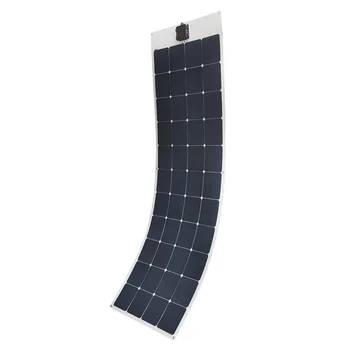 Водонепроницаемая тонкопленочная гибкая солнечная панель Sunpower мощностью 160 Вт 12 В для зарядки автомобиля на колесах