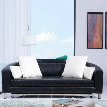 Деревянный Складной кожаный диван-кровать/Мебель для спальни диван-кровать