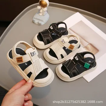 Детская обувь для малышей, Летние Детские сандалии, Защита от столкновений, 2023, Новый стиль