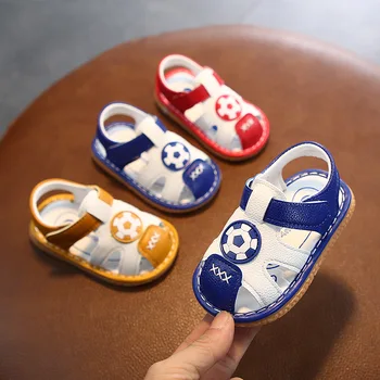 Детские сандалии Baotou весенне-летняя обувь для девочек 0-2 лет, обувь для младенцев и малышей