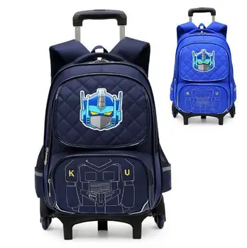 детский рюкзак на колесиках для мальчиков, школьная сумка на колесиках, детские школьные сумки-тележки, дорожный багаж, школьный рюкзак на колесиках, сумки