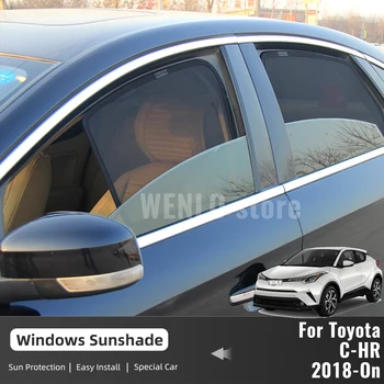 Для Toyota C-HR AX10 CHR 2016-2023 CH-R Магнитные Автомобильные Оконные Шторы Солнечный Солнцезащитный Козырек Теневая Сетка Стекло Затенение Защита От Солнца
