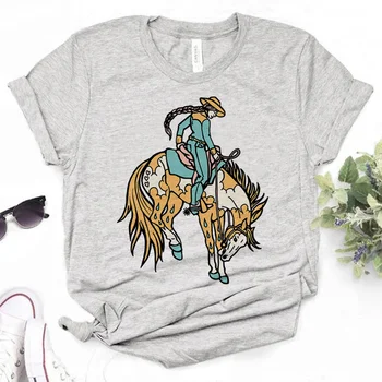 Женская дизайнерская футболка Horse Tee женская одежда из аниме