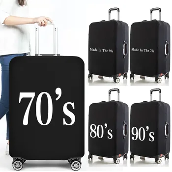 Защитные чехлы для чемоданов на возраст от 18 до 32 лет, Дорожная сумка с принтом, Эластичный чехол для багажа, Дорожные аксессуары