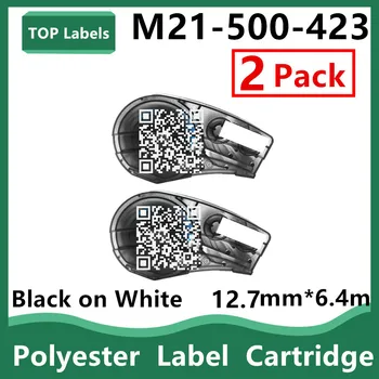 Знаки для картриджей M21-500-423, совместимые с 1 ~ 2PK, символы, штрих-код или графические этикетки с высоким качеством и четкостью, черным по белому