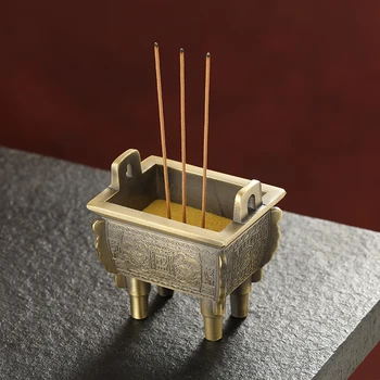Курильница Golden century домашняя курильница для благовоний антикварная китайская ароматическая палочка украшения из сандалового дерева фэн-шуй