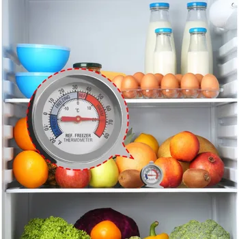 Кухонный холодильник, измерительный прибор, термометры, пищевой термометр, датчик температуры из нержавеющей стали, холодильник с морозильной камерой
