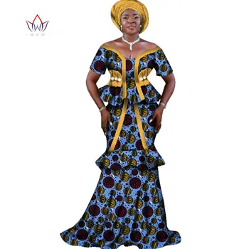 Настройте 2022 Традиционный Африканский принт, Восковая женская рубашка с коротким рукавом, юбка-кекс и шарф, Комплект из 3 предметов, Сексуальные женские костюмы WY2515