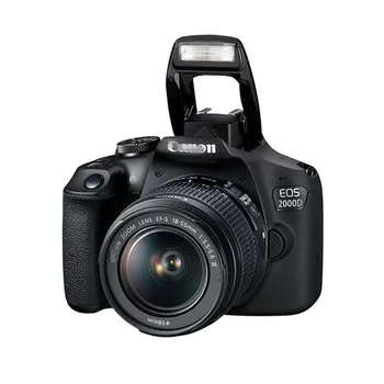 новая фотокамера CANON EOS 2000D с объективом 18-55 III начального уровня SLR APS-C Frame Цифровая профессиональная зеркальная камера
