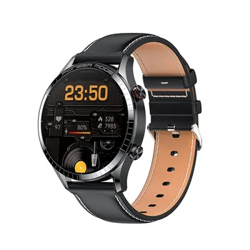 Новые Смарт-часы LA23 с Bluetooth-вызовом Для Мужчин, 1,3-дюймовый AMOLED-экран, частота сердечных сокращений, кислород в крови, Спортивные Водонепроницаемые смарт-часы с NFC для женщин