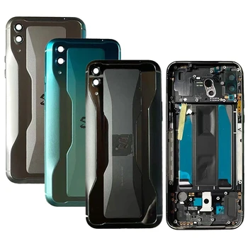 Новый Оригинал Для Xiaomi Black Shark 2 Задняя Крышка Корпуса Батарейный Отсек С Запасными Частями Для Объектива Камеры + Кнопки Питания