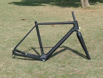 Полностью карбоновый велосипед Toray UD Matt для велокросса с дисковым тормозом cyclo-Cross Frameset Через раму оси и вилку