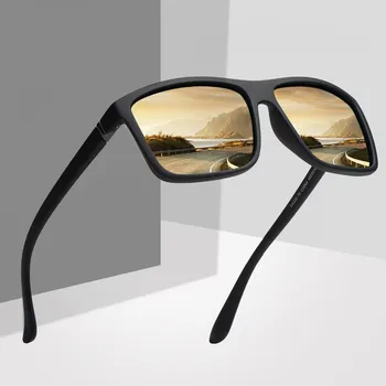 Солнцезащитные очки Polaroid Унисекс Квадратные Винтажные Солнцезащитные очки Известного бренда Sunglases Поляризованные Солнцезащитные очки ретро Feminino Для женщин Мужчин