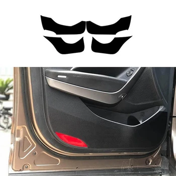 Стайлинг автомобиля, Внутренняя Наклейка на Боковую дверь, Защита от ударов, флим-наклейки из углеродного волокна для Hyundai Santa Fe 2013-2018 Ix45