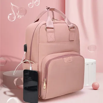 Сумка для мамы USB Сумка для подгузников для Ухода за ребенком Большой Емкости Рюкзак для мамы, сумка для мамы для беременных, Водонепроницаемая сумка для беременных, сумка для подгузников