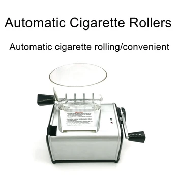 Электрический большой наполнитель для сигаретных роликов автоматическая машина для завальцовки сигарет из нержавеющей стали 8 мм съемник сигаретной трубки