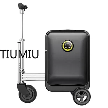 Электрический чемодан SE3S для путешествий, чемодан для верховой езды, сверхлегкий мобильный скутер, USB-зарядка, ручная кладь на колесиках